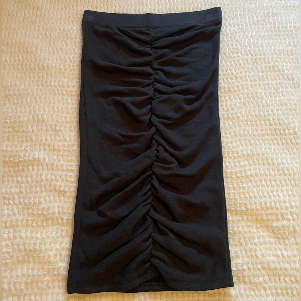 Joie | Women’s Black Ruched Skirt | Midi Skirt | Pull On Skirt | NWOT